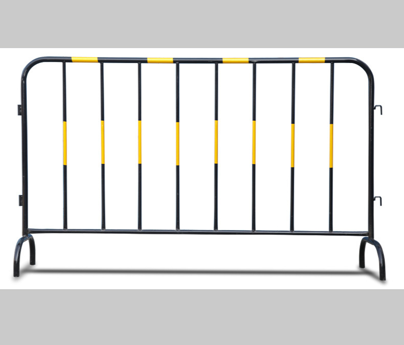 Hàng rào di động thép không gỉ 1mx1m5 màu vàng đen - Ảnh 3