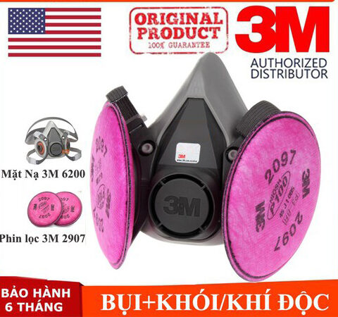 mat na phong doc chong virus 3m 6200 + 2097