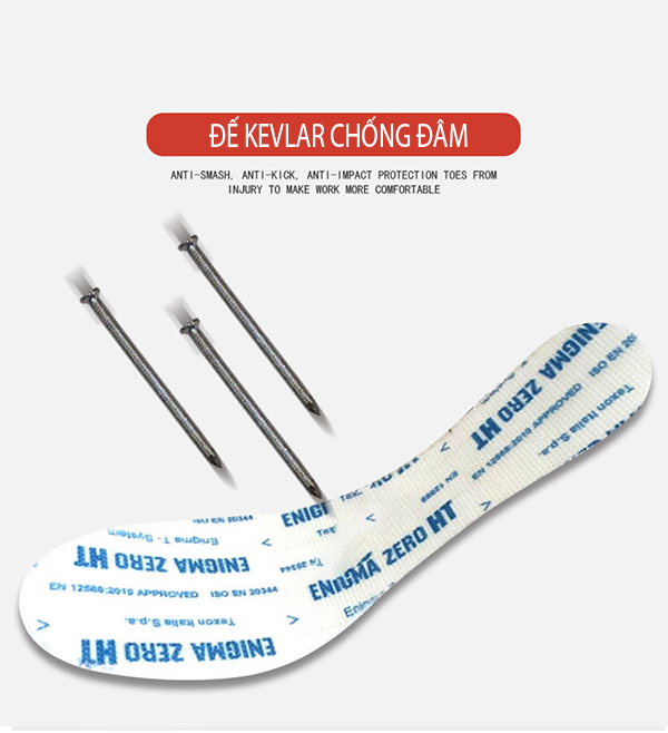 Giày bảo hộ lao động dáng thể thao 7177 Xanh - Ảnh 6