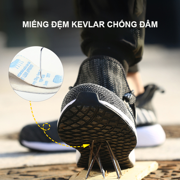 Giày bảo hộ lao động thể thao cao cổ 878 K2 - Ảnh 6