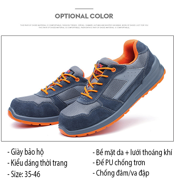 Giày da bảo hộ lao động thời trang JK6312 - Ảnh 10
