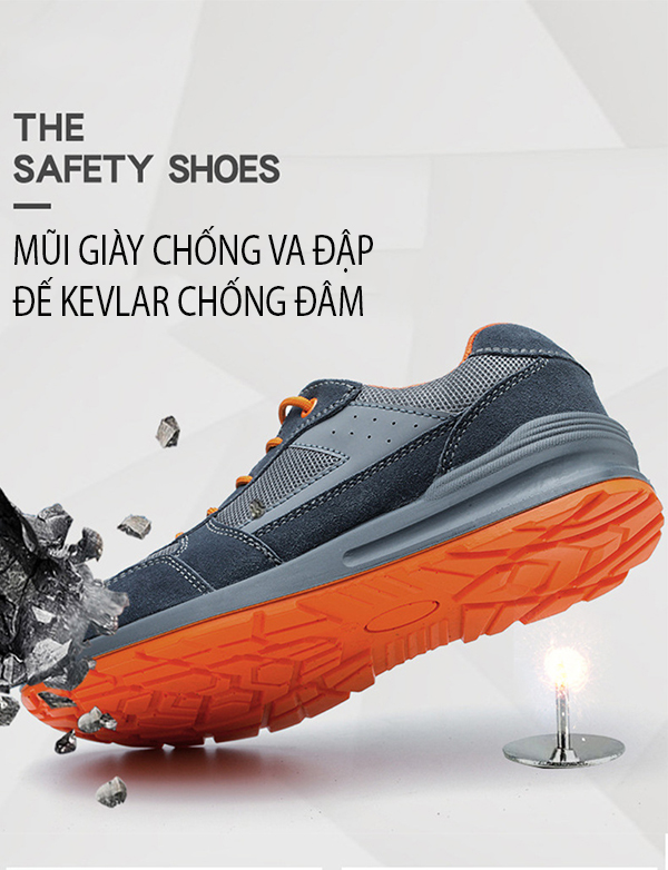 Giày da bảo hộ lao động thời trang JK6312 - Ảnh 9