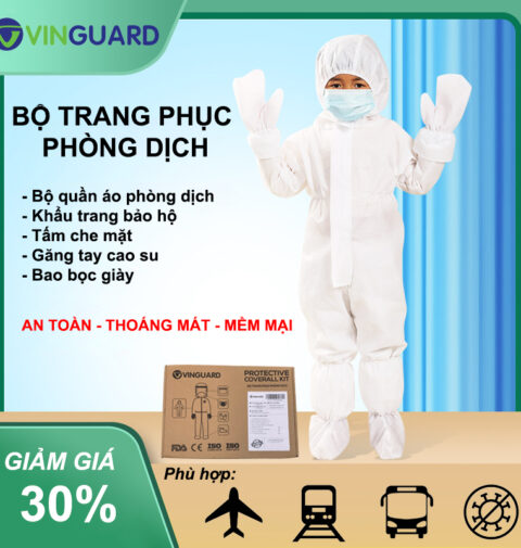 quan ao phong dich tre em 7 mon