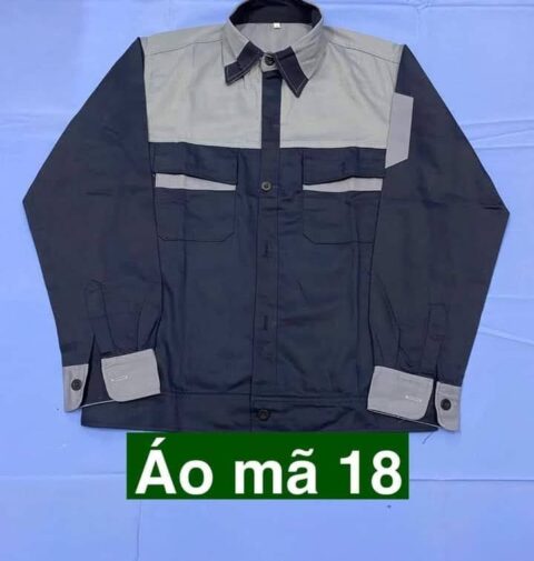 Áo kaki phối màu liên doanh