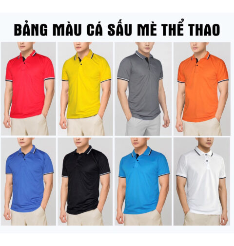 Áo phông có cổ thể thao polo vải cá sấu hàng đẹp