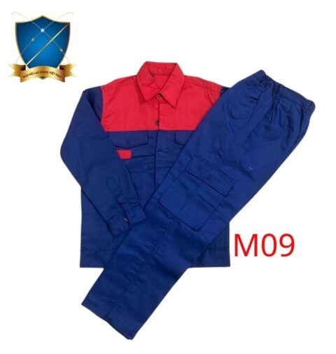 Quần áo bảo hộ lao động M09 chất liệu kaki liên doanh