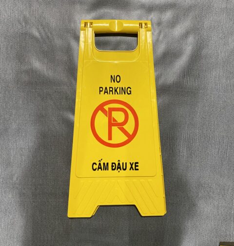Biển bảng cảnh báo chữ A Cấm Đậu Xe