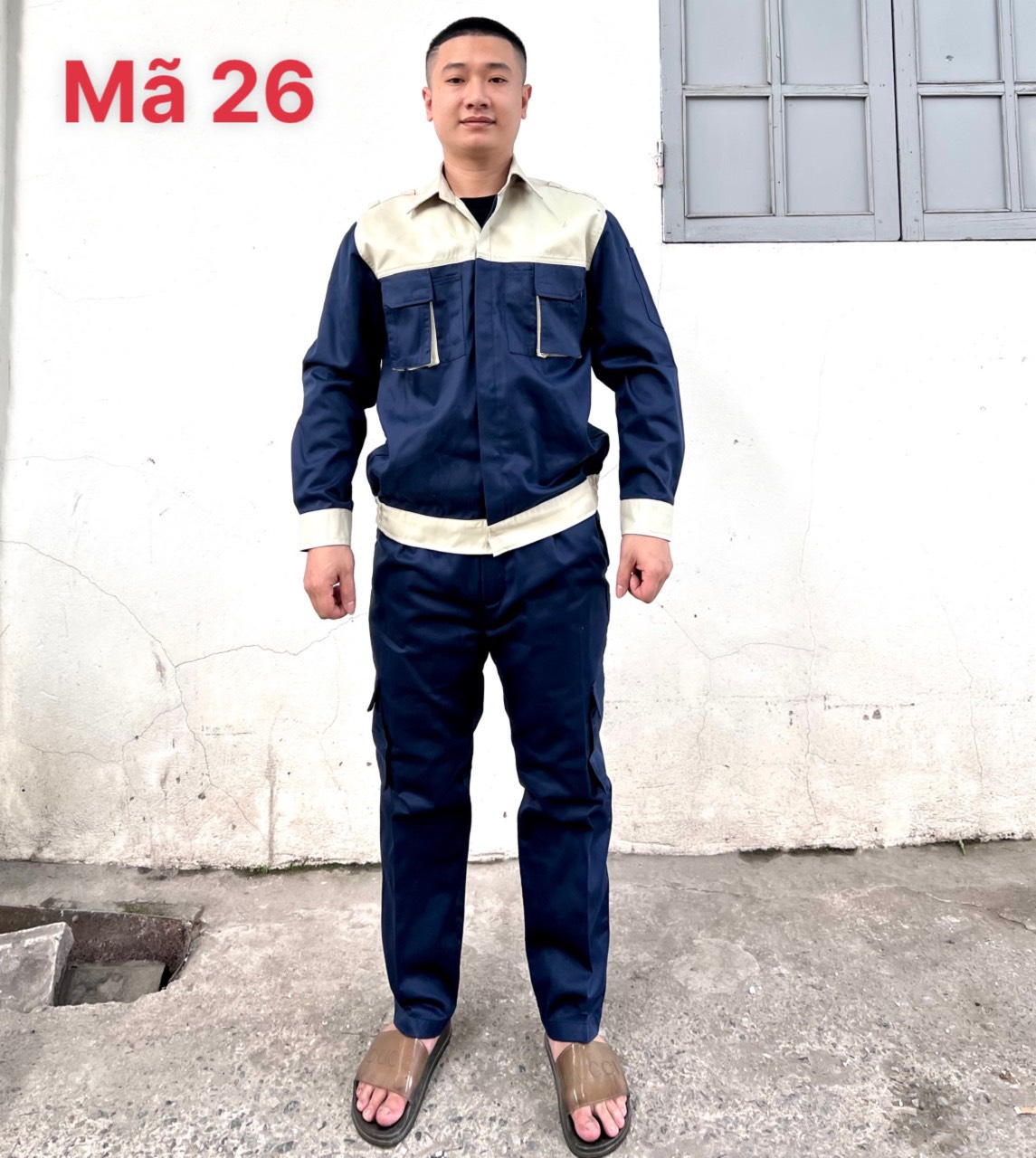 Quần áo bảo hộ vải kaki