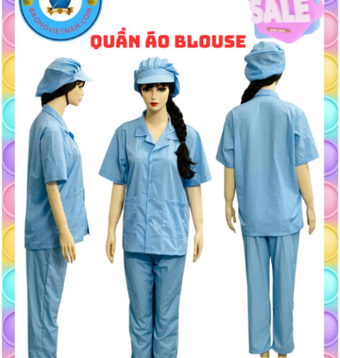 Bộ quần áo blouse ngắn tay