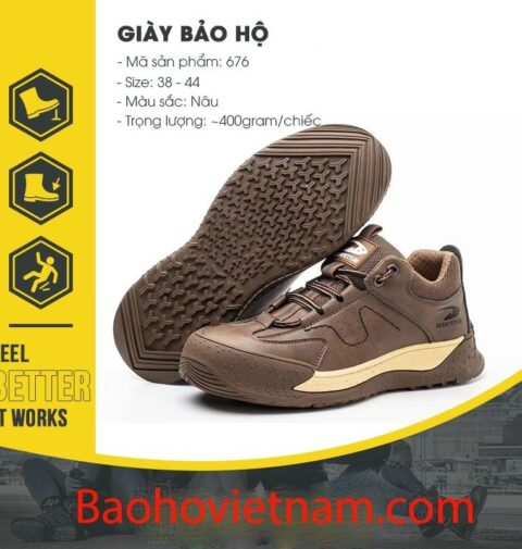 Giày bảo hộ kiểu dáng thể thao Agota 676