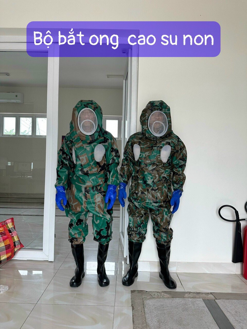 QUẦN ÁO BẮT ONG RỪNG HÀNG CAO CẤP, MÀU RẰN RI AN TOÀN TUYỆT ĐỐI - Ảnh 2