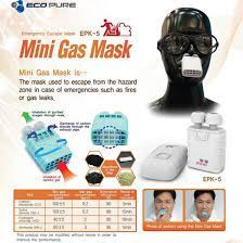 Mặt Nạ Phòng Khói Thoát Hiểm ECO PURE EPK-5 MINI dễ sử dụng