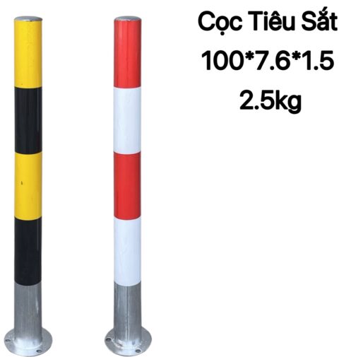 Cọc tiêu thép Nhật Quang 100*7.6*1.5 điểm nhấn an toàn và hiệu quả trong quản lý đường đi