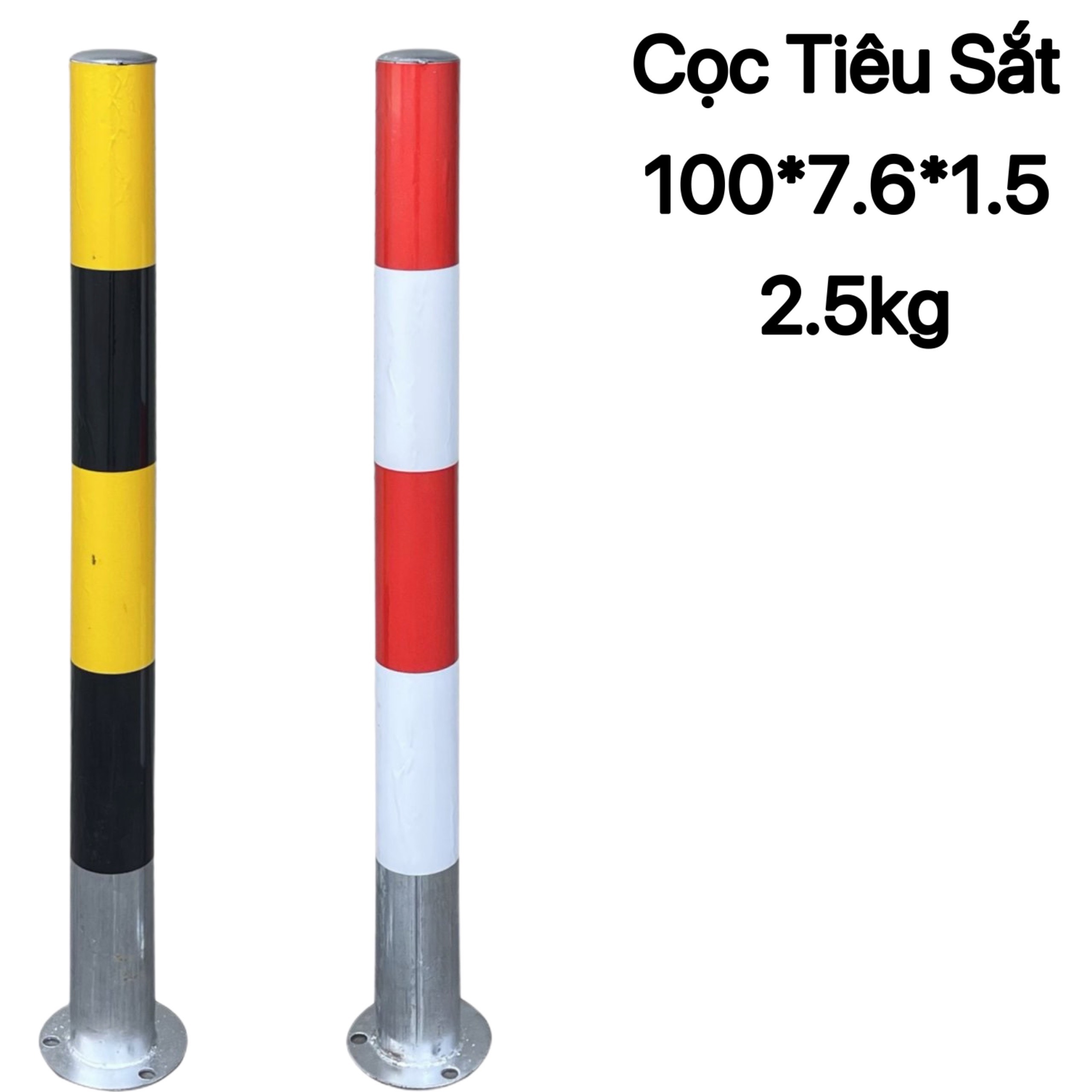 Cọc tiêu thép Nhật Quang 100*7.6*1.5 điểm nhấn an toàn và hiệu quả trong quản lý đường đi