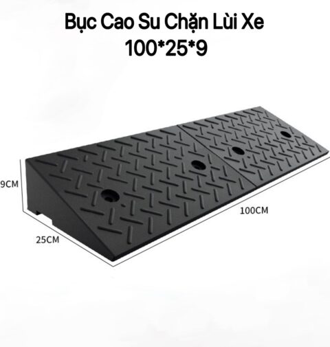 Dốc lên xuống loại 100*25*9 chịu lực siêu bền, bục lên xuống vỉa hè cho xe ô tô, xe máy chắc chắn
