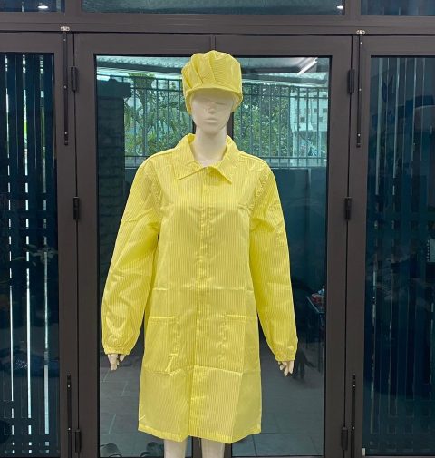 Áo Khoác ESD-Safe  Chống Tĩnh Điện Cho Nữ hàng Đẹp Kèm Mũ Combo xịn xịn