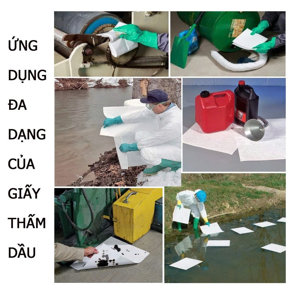 Tấm thấm tràn dầu và hóa chất 02 - Ảnh 6
