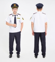 Quần áo bảo vệ ngắn tay bo đai màu trắng