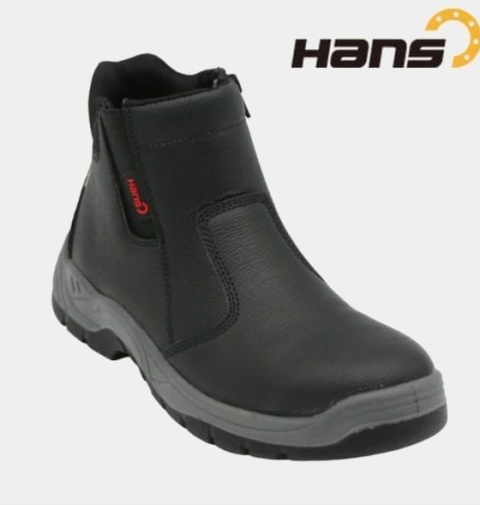 Giày Bảo Hộ Hans HS58 Cao Cổ Khóa Kéo Chống Tĩnh Điện ESD