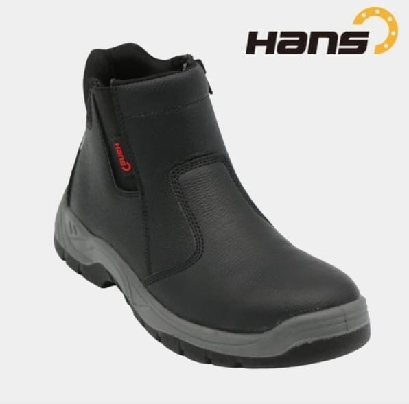 Giày Bảo Hộ Hans HS58 Cao Cổ Khóa Kéo Chống Tĩnh Điện ESD