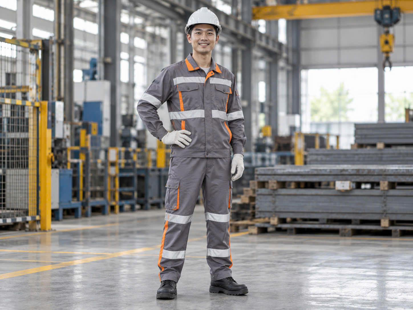 quần áo bảo hộ kaki cho công nhân 